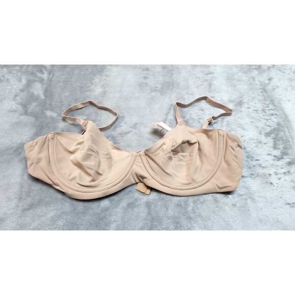 Skims 36C Mica Beige Fits Everybody Unlined Demi Bra BA-DEM-9220 NWT - Picture 1 of 6